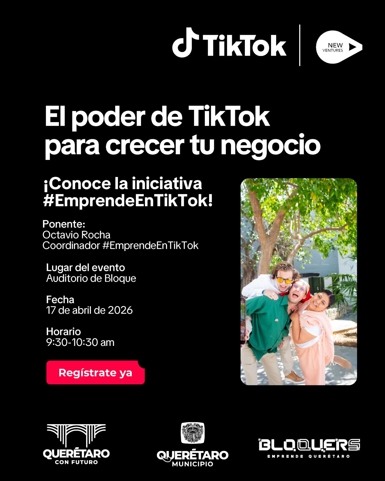 Masterclass El poder de TikTok para crecer tu negocio