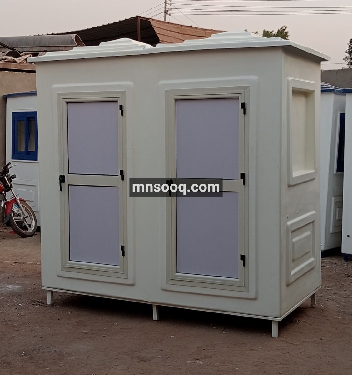 حمامات جاهزه للبيع - حمامات متنقلة فيبر جلاس 