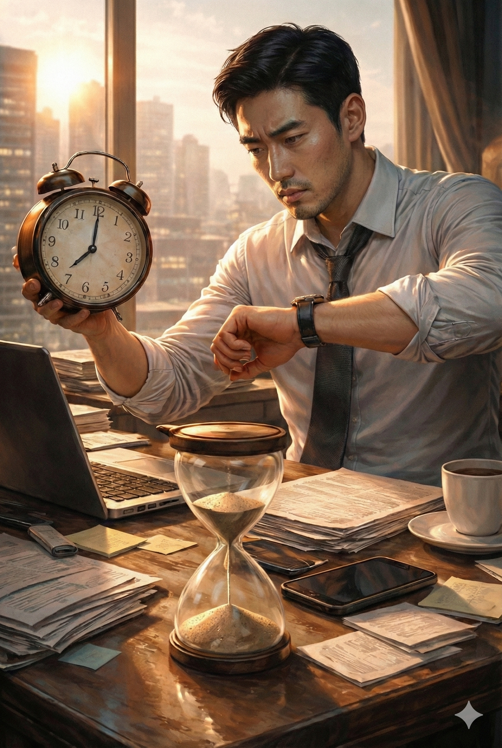 시간을 벌기 위해 시간을 쓰는 아이러니