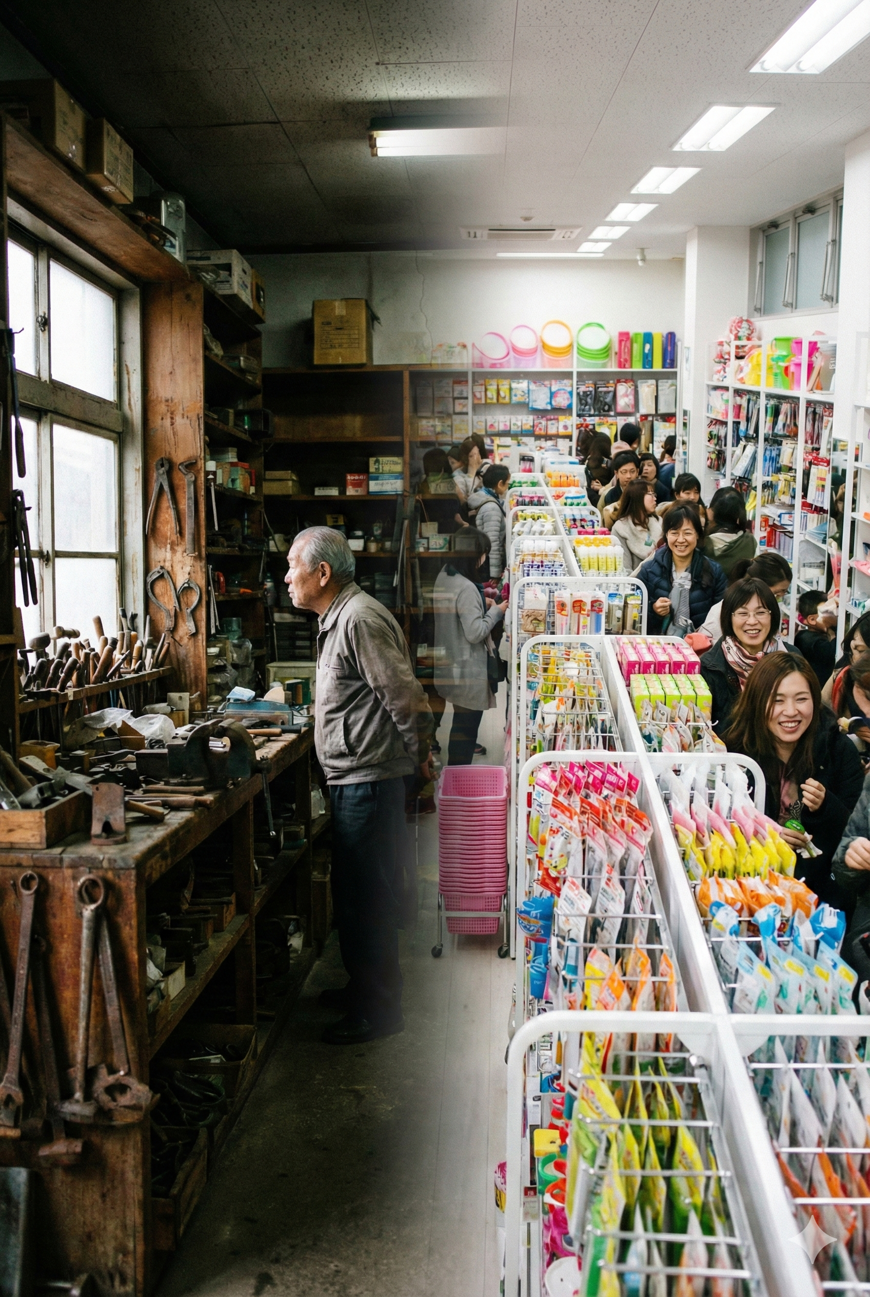 왜 철물점은 사라지고, 다이소는 늘어나는가