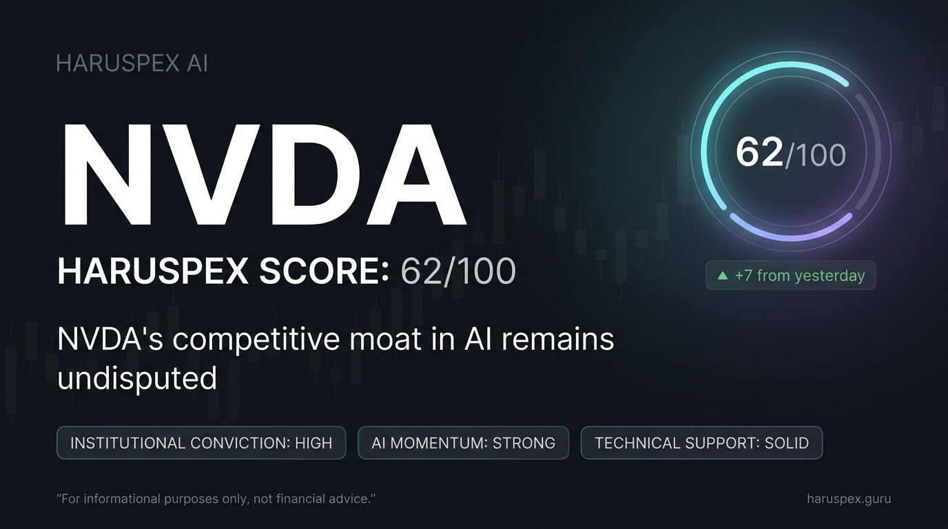 NVDA Haruspex score chart for 2026-06-12