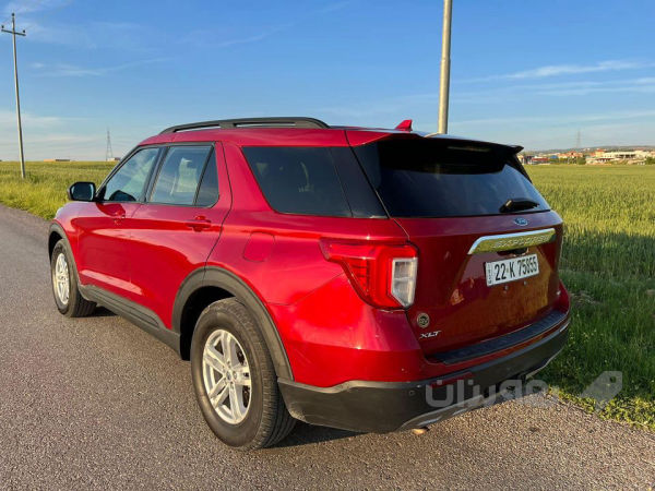 FORD EXPLORER XLT 2020 RED - 2
