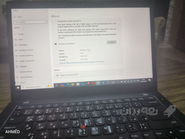 Laptop lenovo Cori5