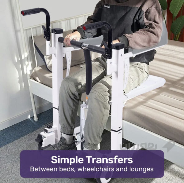 عارەبانەی نەخۆش بە سیستەمی هایدرۆلیک (Hydraulic Patient Wheelchair/Transfer Chair) ئامێرێکی پێشکەوتو - 5