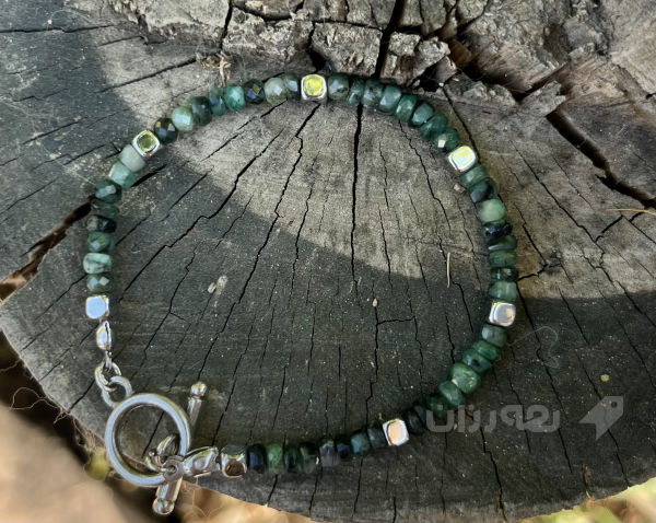 دەست بەندی بەردی بەنرخی زمرود - 2