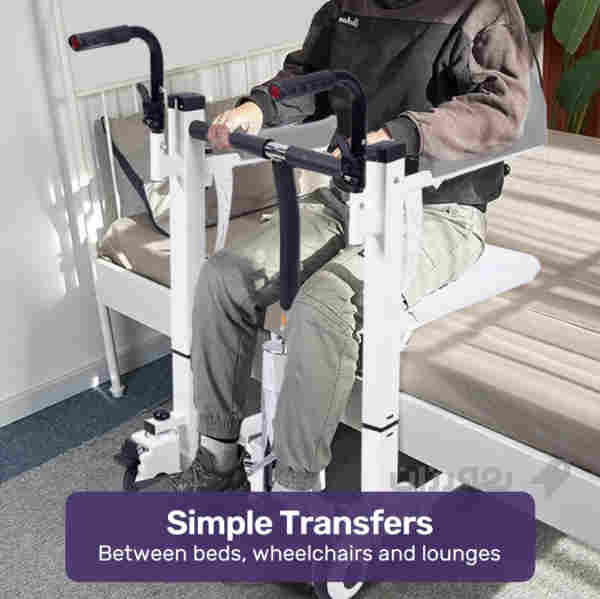 عارەبانەی نەخۆش بە سیستەمی هایدرۆلیک (Hydraulic Patient Wheelchair/Transfer Chair) ئامێرێکی پێشکەوتو - 5