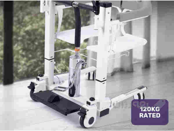 عارەبانەی نەخۆش بە سیستەمی هایدرۆلیک (Hydraulic Patient Wheelchair/Transfer Chair) ئامێرێکی پێشکەوتو - 4