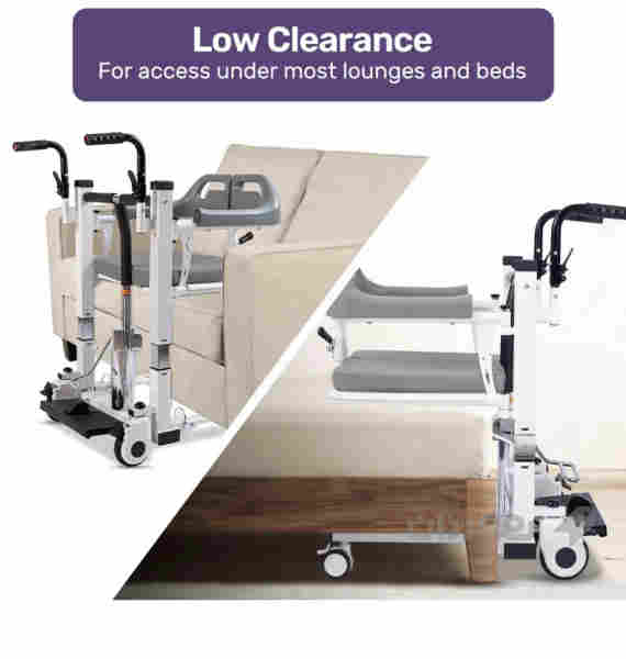 عارەبانەی نەخۆش بە سیستەمی هایدرۆلیک (Hydraulic Patient Wheelchair/Transfer Chair) ئامێرێکی پێشکەوتو - 6