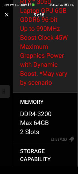 MSI GF63 Thin 12UDX.   لاپتۆپی لۆک کەپس هەڵنەپچڕاو - 5