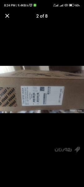 MSI GF63 Thin 12UDX.   لاپتۆپی لۆک کەپس هەڵنەپچڕاو