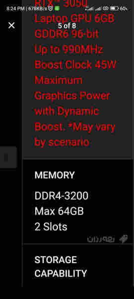 MSI GF63 Thin 12UDX.   لاپتۆپی لۆک کەپس هەڵنەپچڕاو - 5