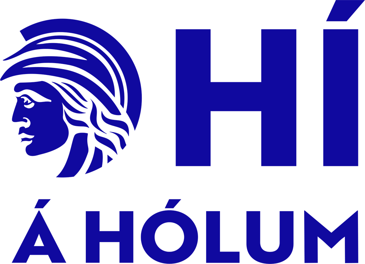 Háskóli Íslands á Hólum logo