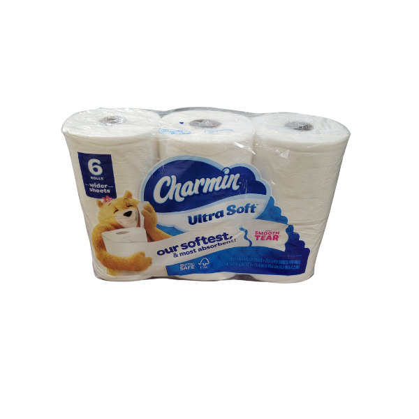 Charmin Toilet Paper Ultra Soft 6 Rolls