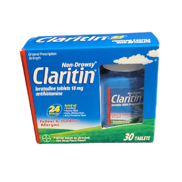 Claritin Loratadine Tablets 10 mg Antihistamine, 30 Tablets
