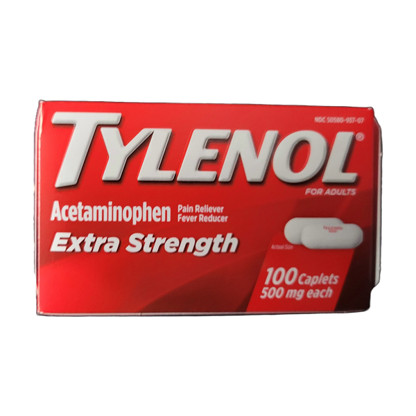 Tylenol Extra Strength, 100 Caplets