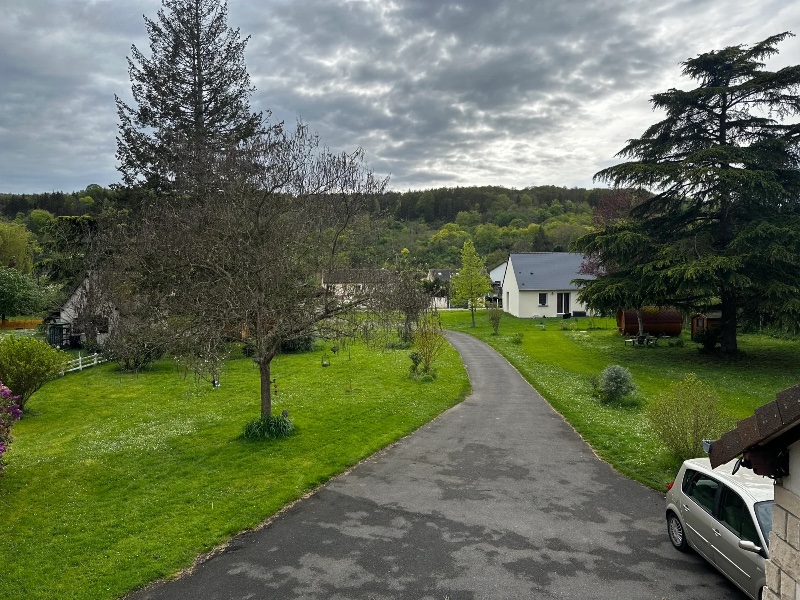 Vue sur la rivière depuis le studio