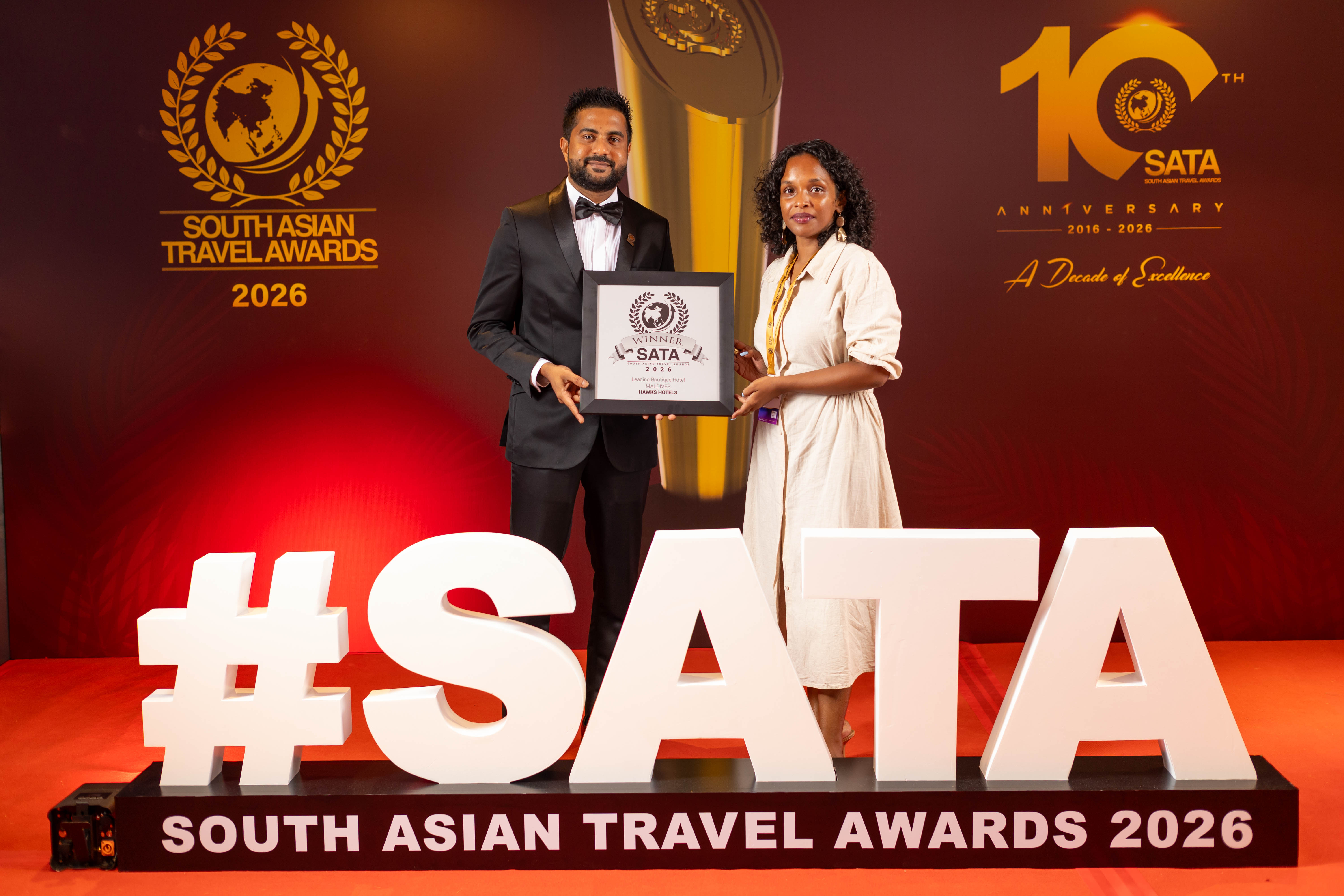 The Hawks Hotels win Leading Boutique Hotel/Resort award at SATA 2026