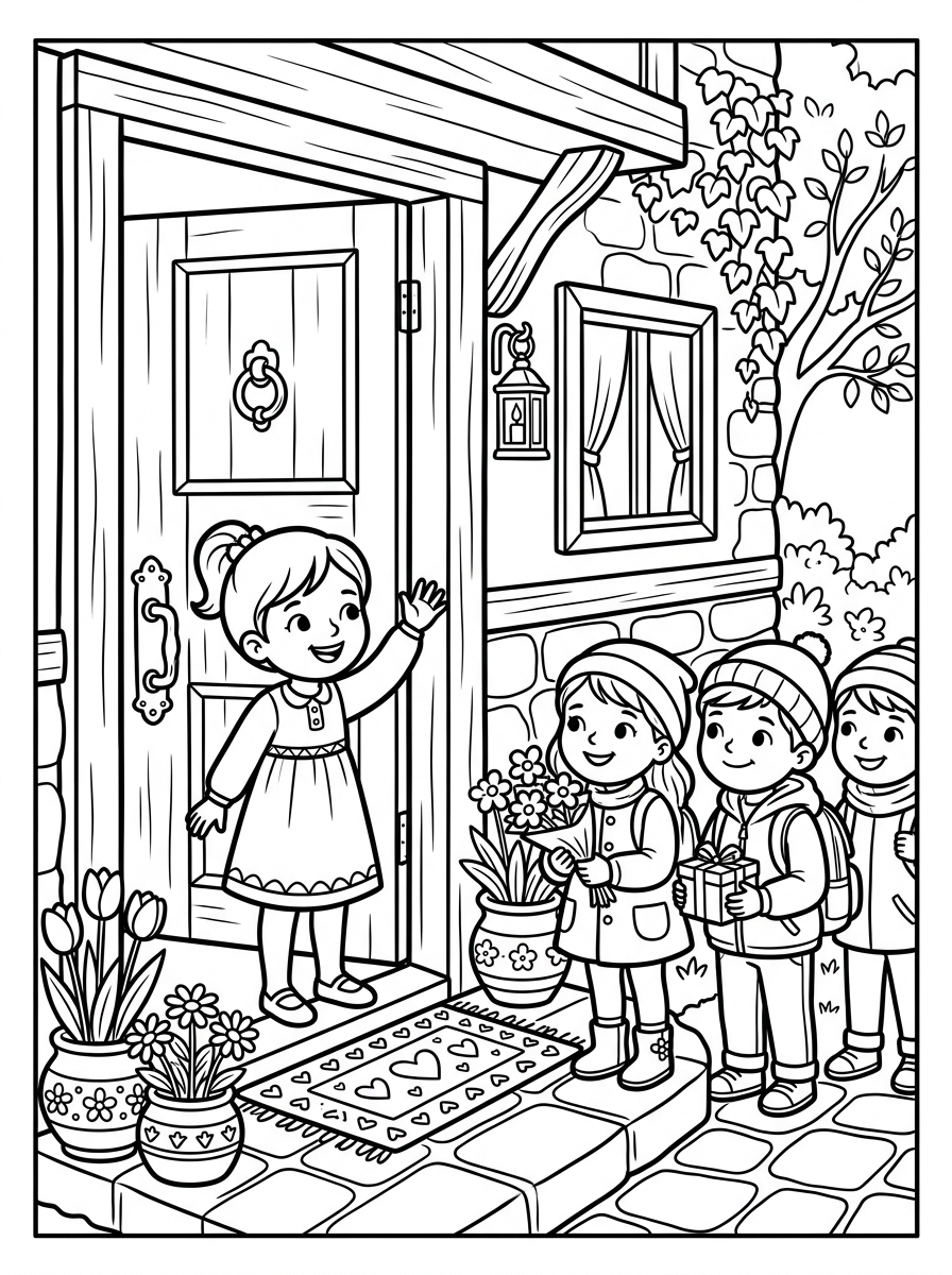 Boş-dolu kavramını öğreniyorum - 1 Boyama Ana Tema (36-48 Ay)