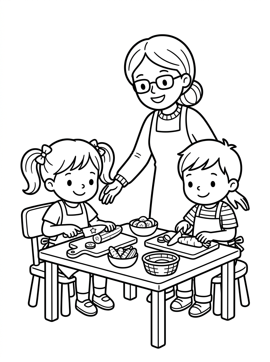 Ü Sesini Dinliyorum + Gri Rengi Keşfediyorum - 3 Boyama Cevre Sinif (36-48 Ay)
