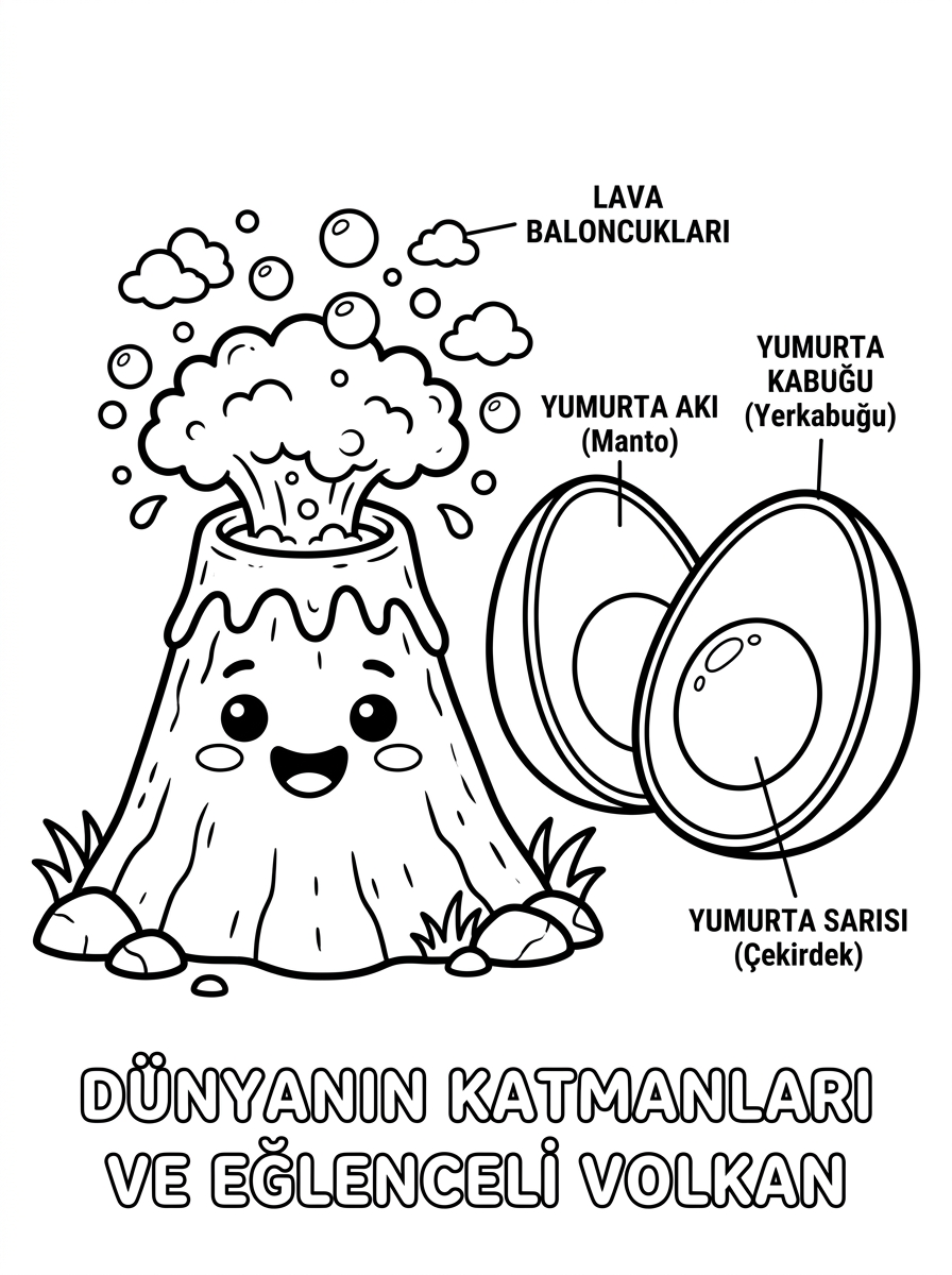 Doğal Afetler ve Deprem [Dogal Afetler Ve Deprem Hayat ] - 2 Boyama Karakter Nesne (48-60 Ay)