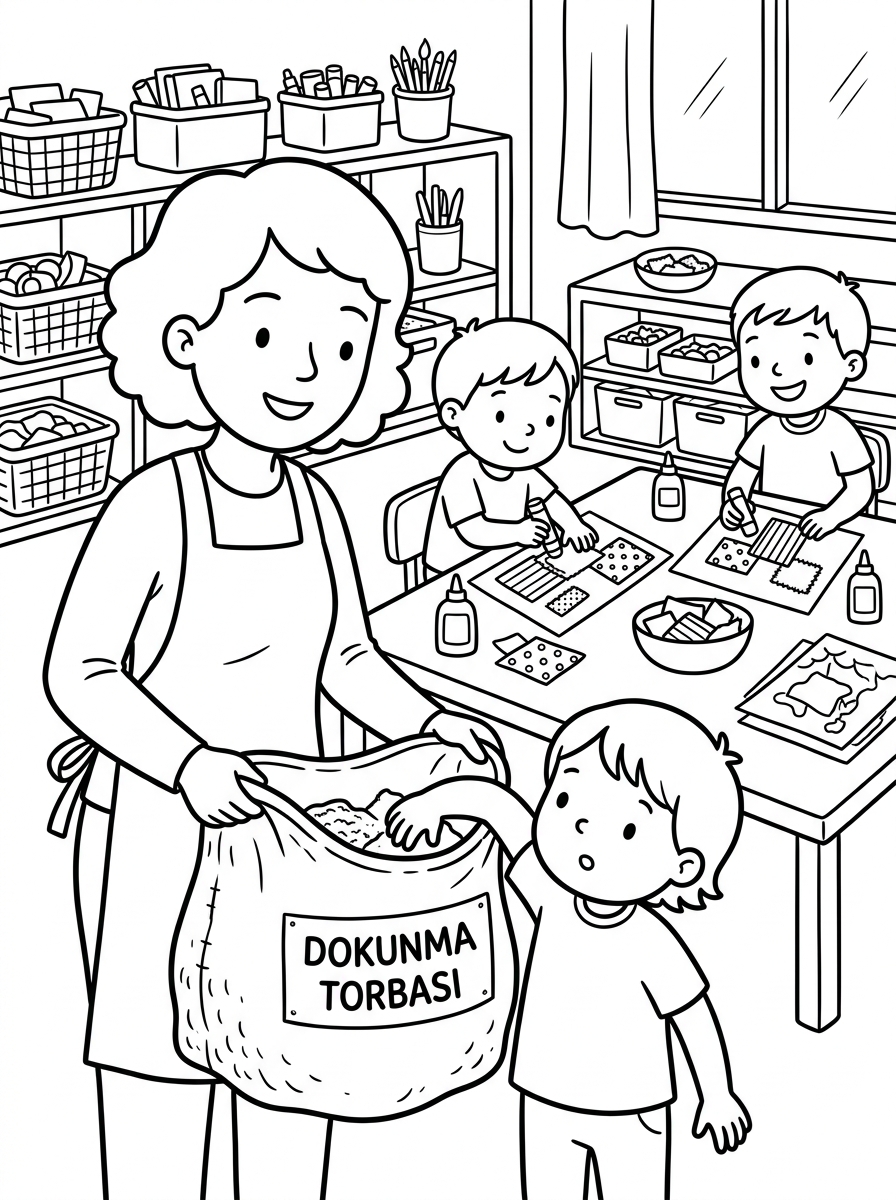 Salyangoz ve Sümüklü Böcek [Kumas Dokulari Ve Kis Uykusu D] – 3 Boyama Cevre Sinif (36-48 Ay)