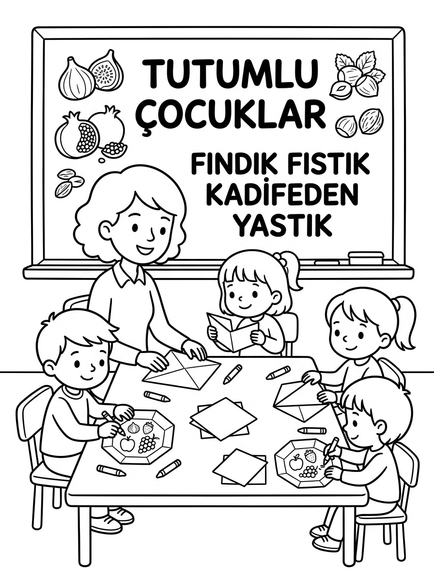 Kumbara Yapımı + İstek ve İhtiyaçları Ayırt Ediyorum - 3 Boyama Cevre Sinif (36-48 Ay)