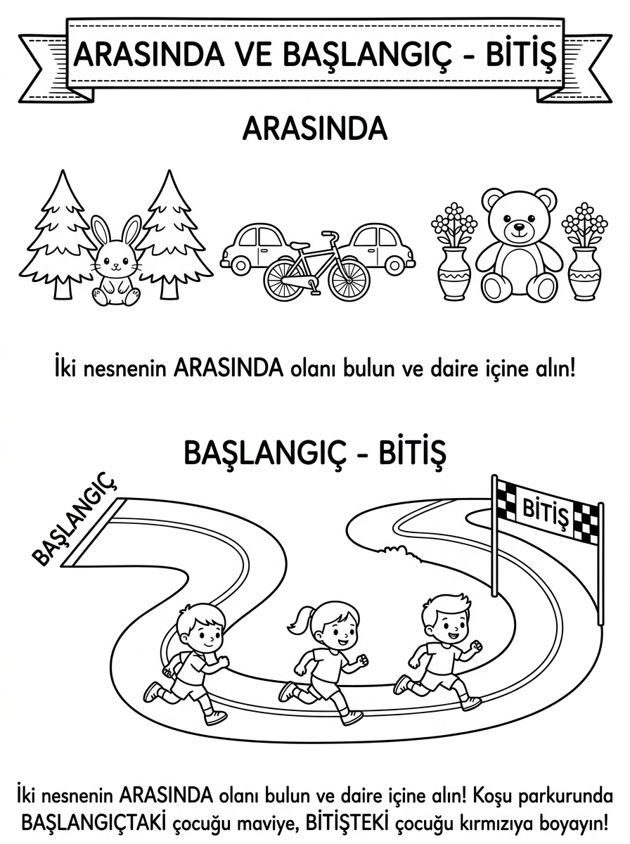 Kedileri Tanıyorum ve Hayvanları Koruyorum [Nefes Egzersizleri Ve Hareket ] – 5 Calisma Arasinda Ve Baslangic Bitis Konum Kavrami (36-48 Ay)