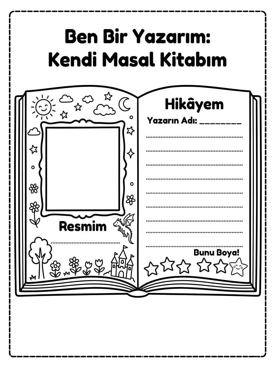 Kutup Hayvanları ve Kutup Ayıları [Kutuphanede Bir Masa] – 6 Calisma Sayfasi (36-48 Ay)