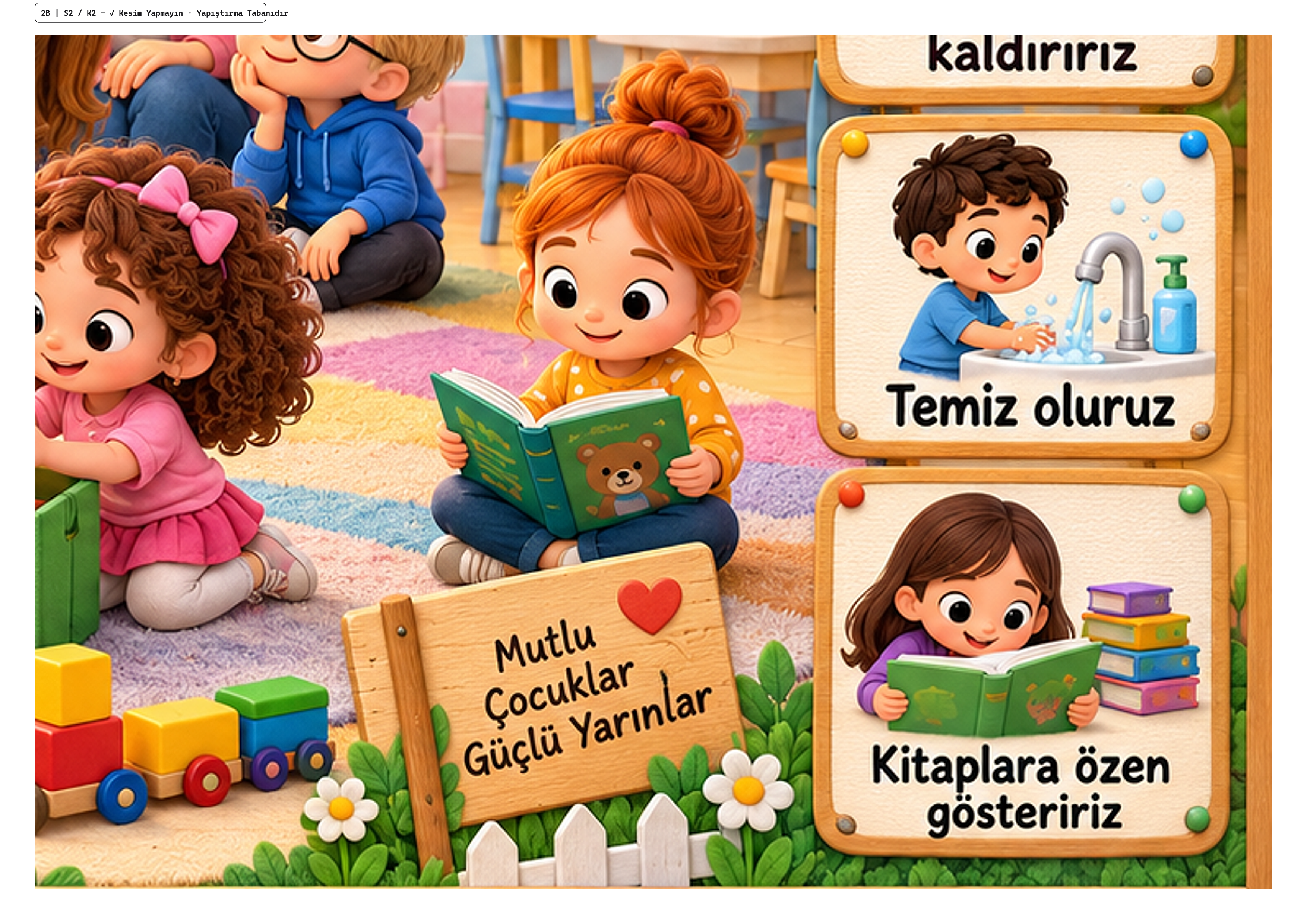 Sınıf Kuralları Posteri - Parça 4 - Sağ Alt (2B)