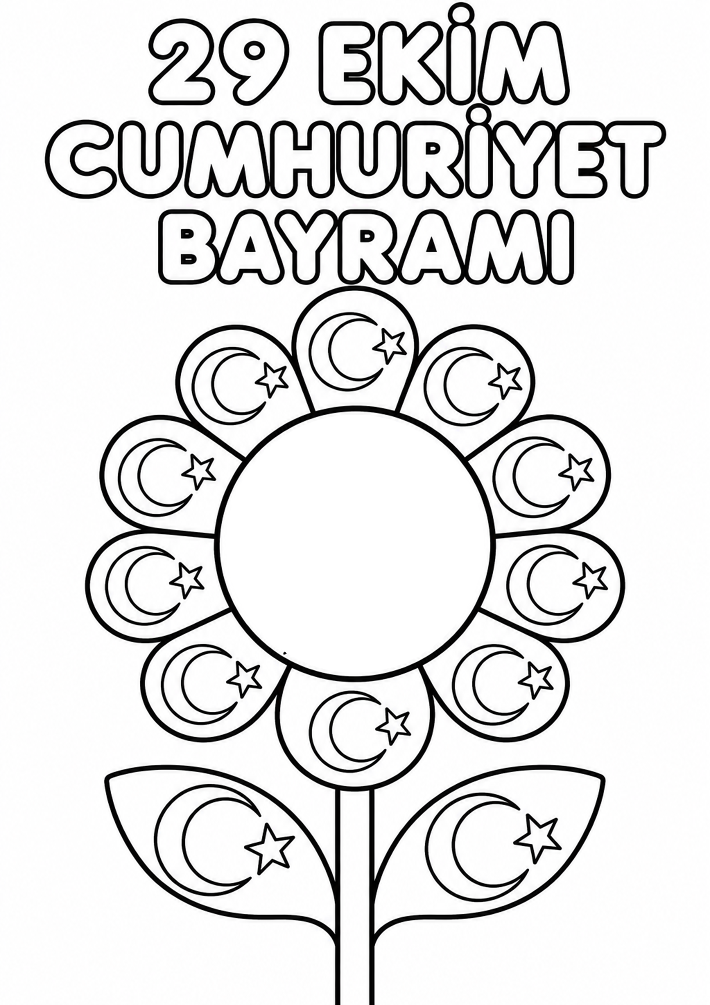 29 Ekim Cumhuriyet Bayramı Çiçek