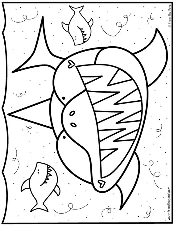 Okyanus Canlıları Geometrik Boyama - Sayfa 3