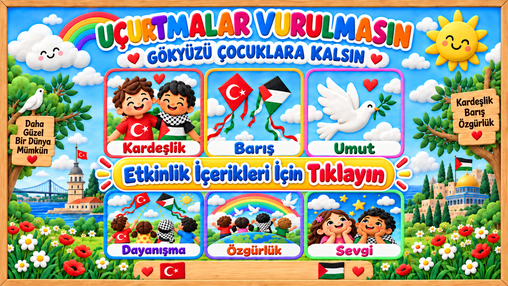 UÇURTMALAR VURULMASIN GÖKYÜZÜ ÇOCUKLARA KALSIN