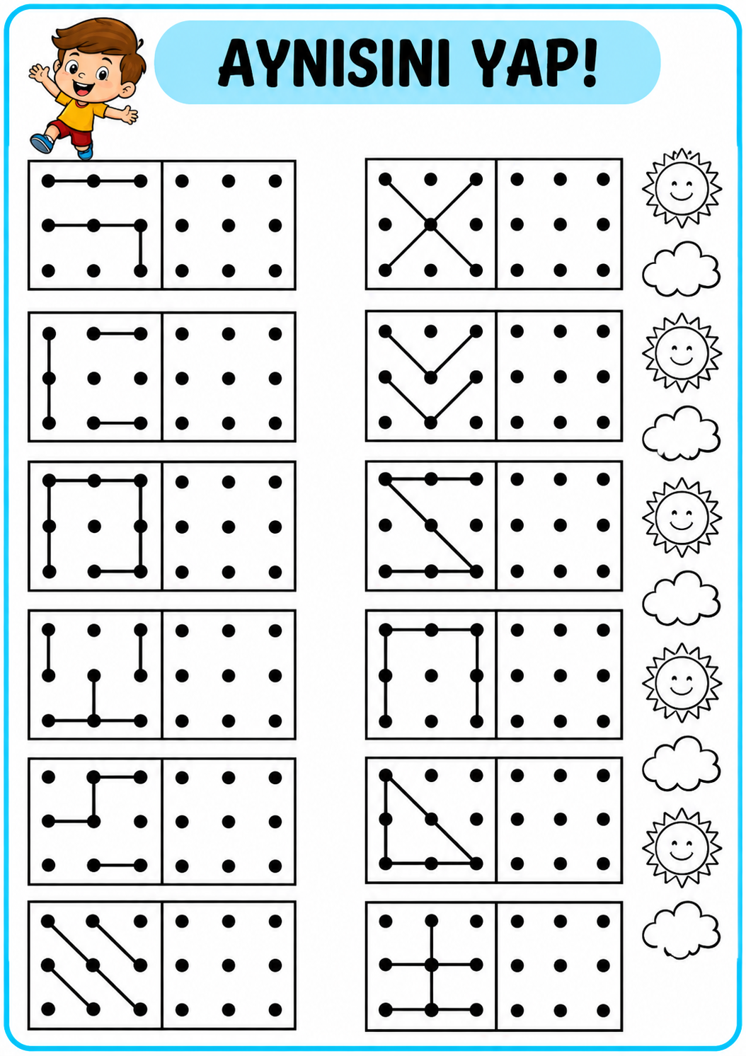 AynıSıNı Yap! Nokta Desenleri