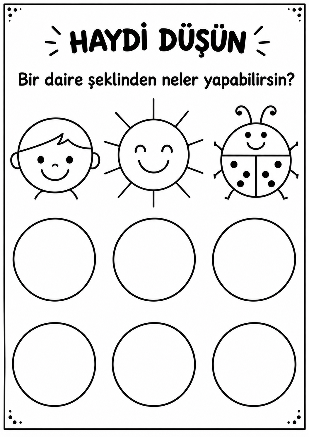 Haydi DüşüN Dairelerle YaratıCıLıK