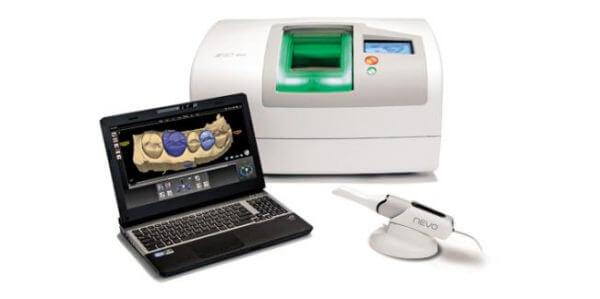 Tooth scanning machine