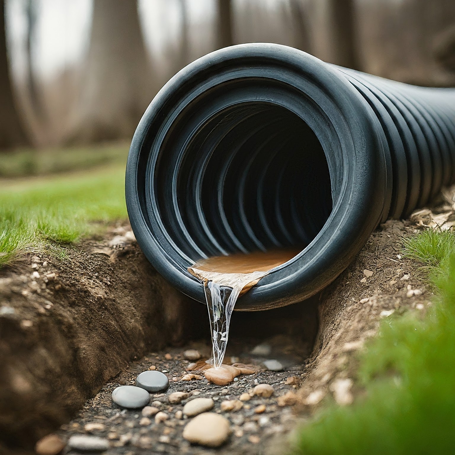 Underground Drainage Pipes