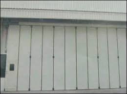 FOLDING DOOR WITH DOUBLE SIDE CLADDING SHEET (NON INSULATED)