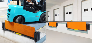 Forklift Roll-off Barrier Lip Dock Levelers