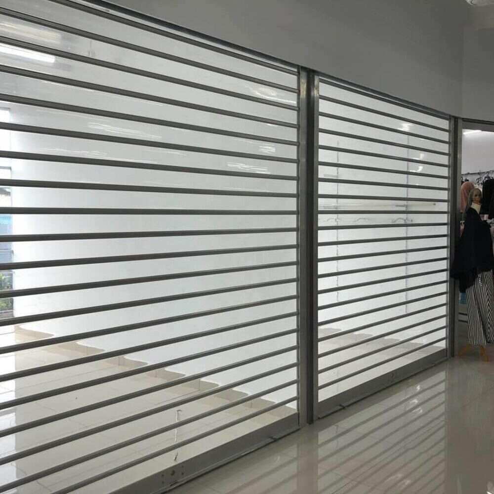 POLYCARBONATE OR TRANSPARENT ROLLING SHUTTER