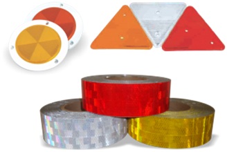 Barricade Tape and Reflectors