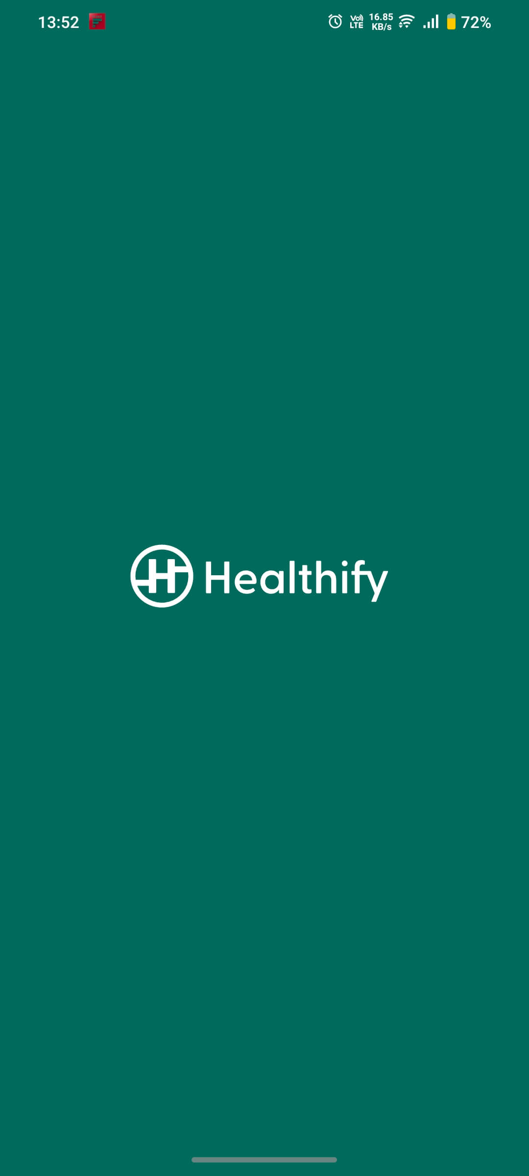 Healthify app launcher icon screen