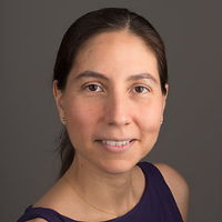 The panelist Lourdes Mendez, MD, PhD