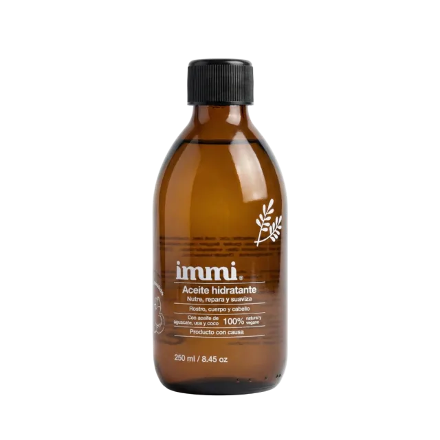 ACEITE HIDRATANTE ROSTRO CUERPO Y CABELLO 250 ML (IMMI)