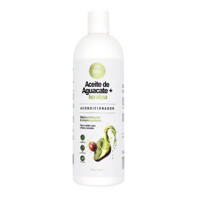 ACONDICIONADOR CON ACEITE DE AGUACATE Y KERATINA (NBF) 410 ML