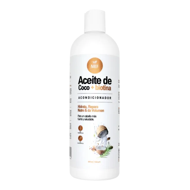 ACONDICIONADOR CON ACEITE DE COCO Y BIOTINA (NBF) 410 ML