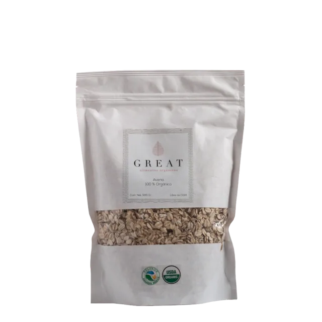 AVENA ROLADA ORGANICA (GREAT) 500 G