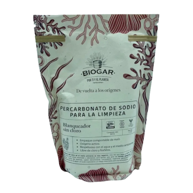 BLANQUEADOR SIN CLORO (BIOGAR) 500 G