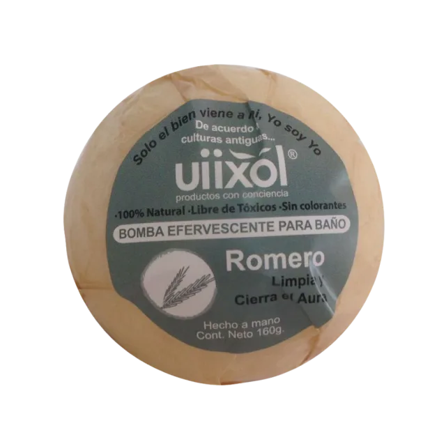 BOMBA EFERVESCENTE PARA BAÑO ROMERO (UIIXOL) 160 G