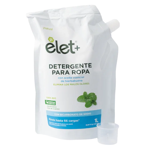 CONCENTRADO DETERGENTE ROPA HIERBABUENA 10 X (ELET+) 1 L