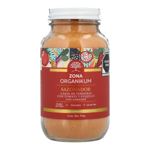 CONSOME A BASE DE JITOMATE Y GUAJILLO (ZONA ORGANIKUM) 750 G